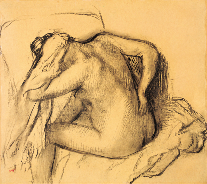 Edgar_Degas_-_After_the_Bath,_Woman_Drying_Her_Hair
